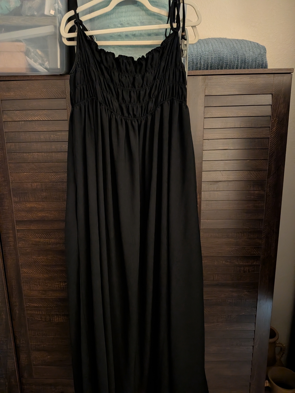 Three Bird Nest Black Maxi Dress